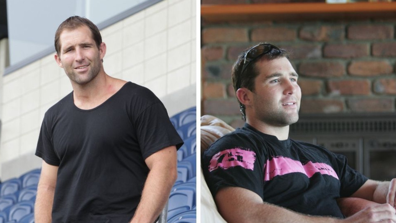 Ben Ross in 2014 (left) and 2005 (right)