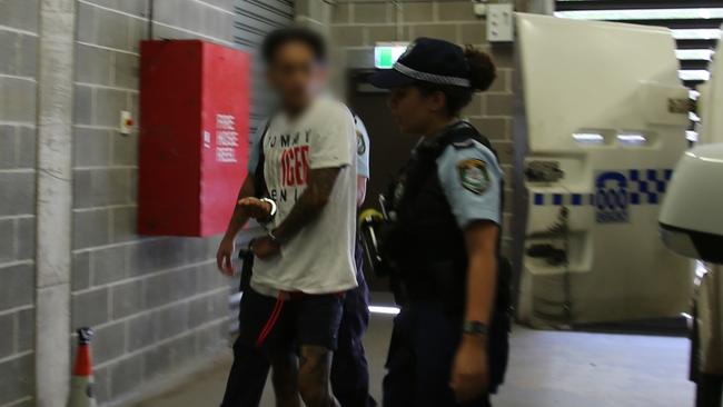 Four men and a woman were charged. Picture: NSW Police