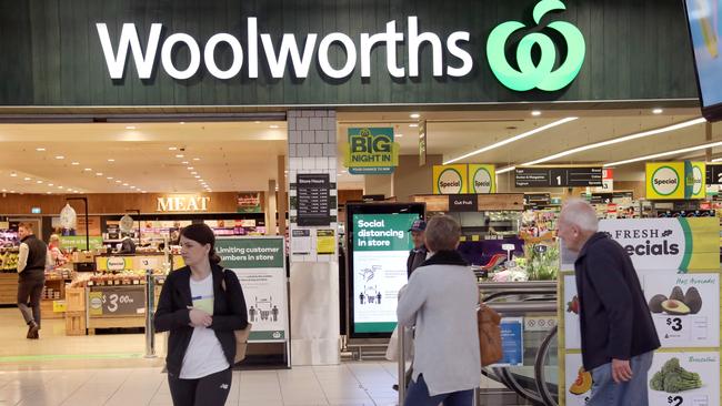 Woolworths and Coles have been hit with claims they promoted ‘misleading’ or ‘illusory’ discounts on hundreds of common supermarket products. Picture: Dean Martin