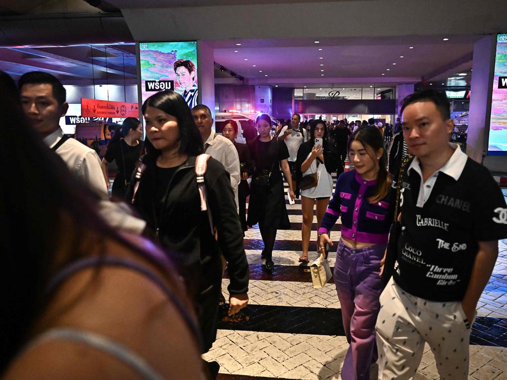 The Siam Paragon mall, in downtown Bangkok, is one of Thailand’s largest shopping centres. Picture: Lillian Suwanrumpha/AFP