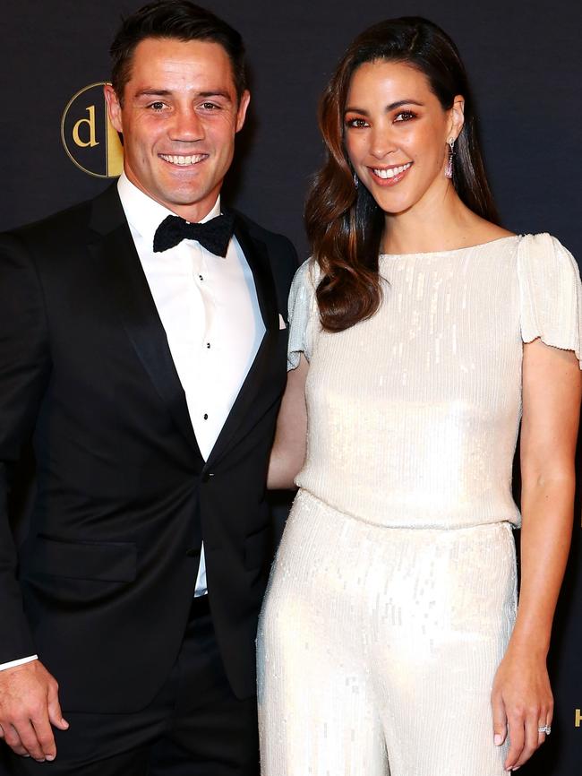 Cooper Cronk and Tara Rushton. Picture: Jason McCawley/Getty