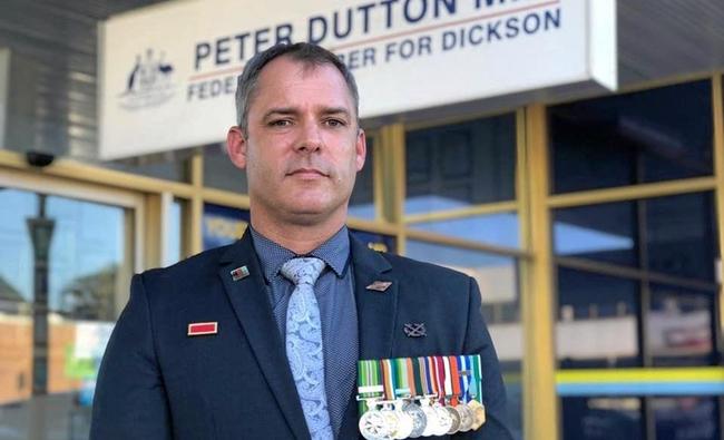 Decorated former army captain Jason Scanes is fighting to bring his Pashtun interpreter to Australia. Picture: Contributed