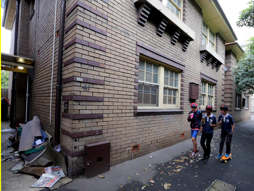 Bridge road, Camperdown, the home referred to by Anthony Albanese as the housing commission home he grew up in inner west