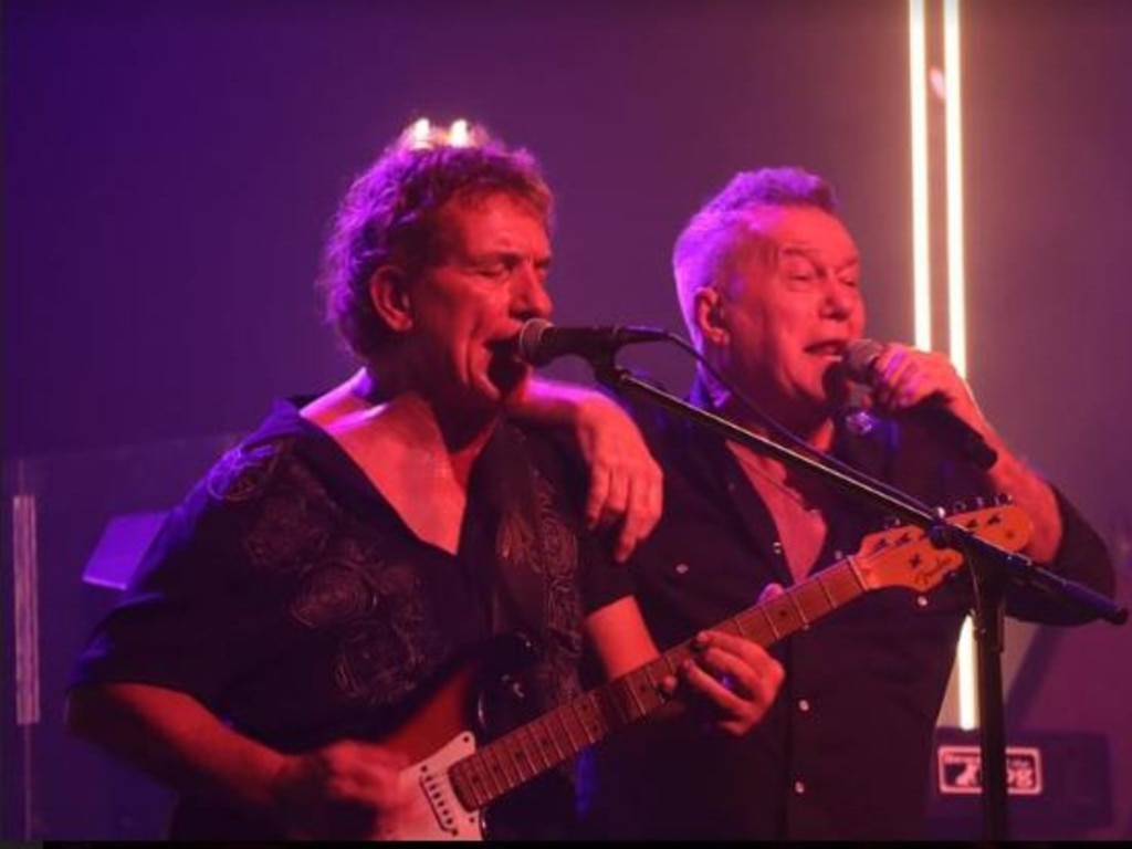 Jimmy Barnes and Ian Moss. Picture: Bill Donohoe/Facebook