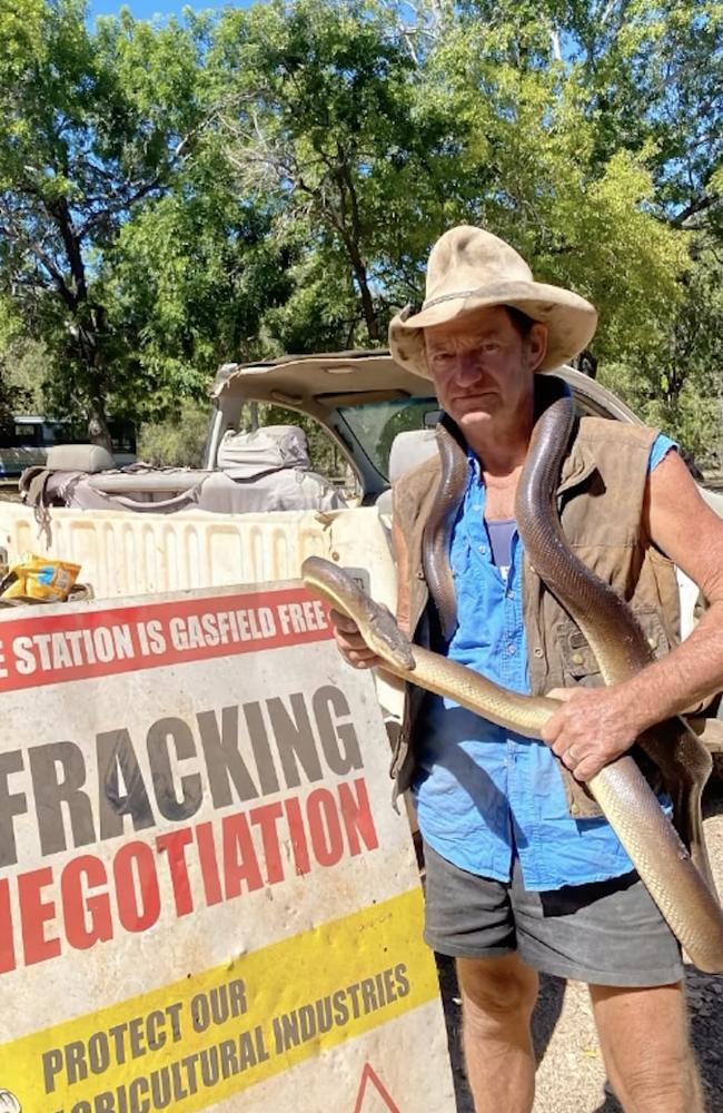 Des Barritt, owner of Little Roper Stock Camp. Picture: Supplied.