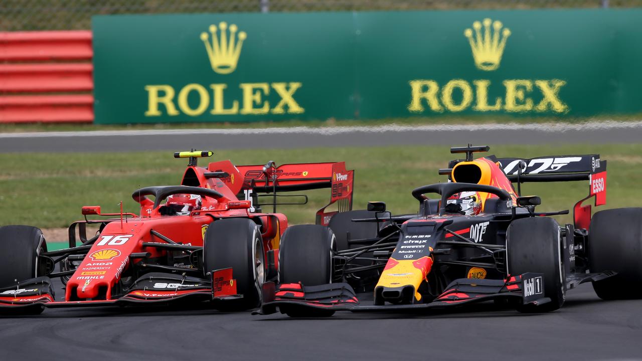 Max Verstappen and Charles Leclerc were joined at the hip at Silverstone.