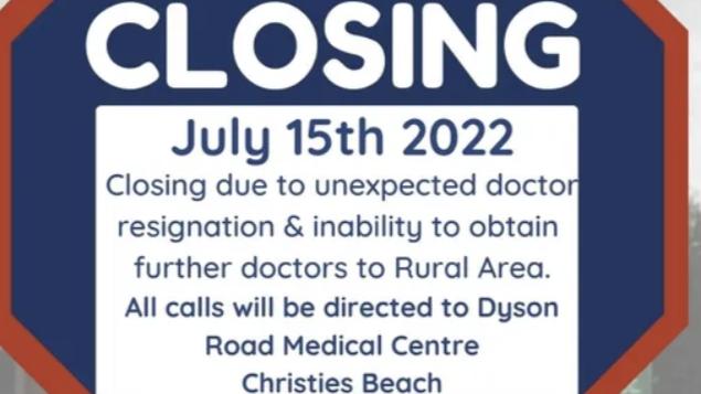 Greater Fleurieu Medical Clinic closes.