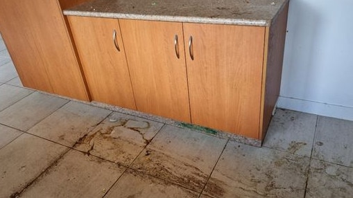 The kitchen in Ms Govan’s Mount Louisa rental property.