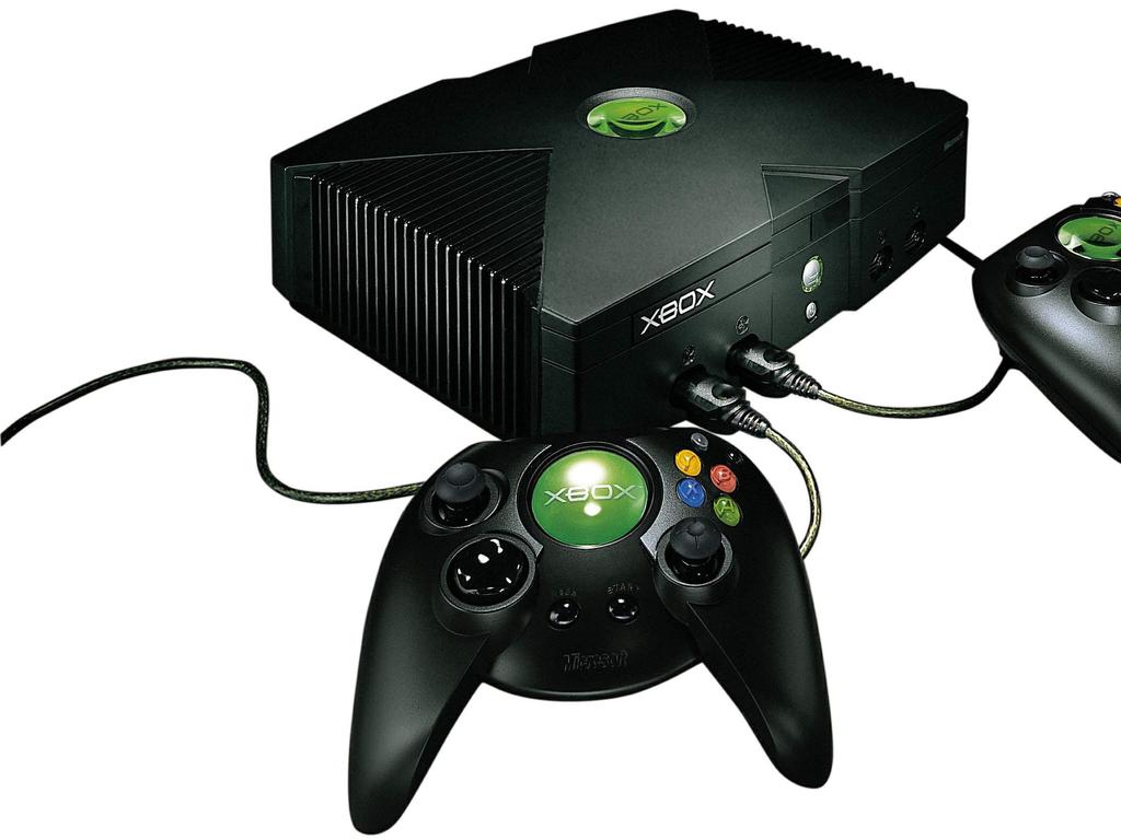 The original Xbox looked a bit like a VCR and had a huge controller but it was powerful.