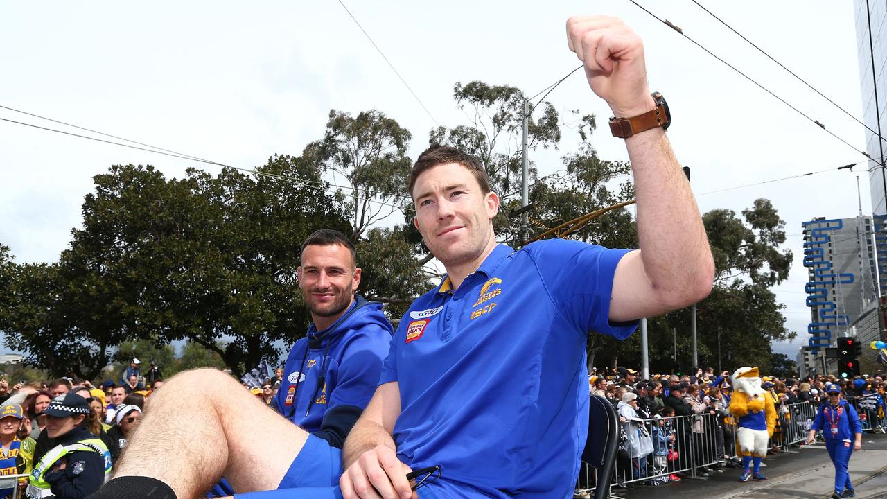 Jeremy McGovern wanted to skip the grand final parade but was forced to attend by the AFL.