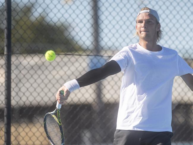 Baez Nielsen in the womens final of the North Coast Tennis Championships at Grafton