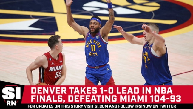 NBA Finals Game 1: Denver Nuggets beat Miami Heat 104-93