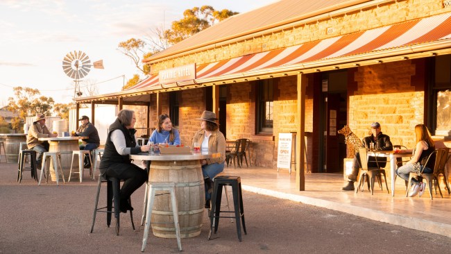 <h2>10. THE PRAIRIE HOTEL, FLINDERS RANGES, SA</h2><p>Ever wondered what emu pate tastes like, or camel sausage rolls? Find out at this rustic getaway at Parachilna, in the heart of South Australia&rsquo;s outback. The lodge is surprisingly chic for somewhere so dusty and remote: there are 12 ranch-style rooms decorated with cool touches such as stag heads and contemporary Indigenous art, but the real draw is <a href="https://www.prairiehotel.com.au/restaurant" target="_blank" rel="noopener">The Prairie Hotel</a>&rsquo;s famous dining room that truly encourages you to eat the landscape. Don&rsquo;t leave without trying the &ldquo;feral antipasto&rdquo;, which includes camel, emu, &rsquo;roo and goat&rsquo;s cheese alongside bush tucker seasonings.</p><p><a href="https://prairiehotel.com.au/" target="_blank" rel="noopener">prairiehotel.com.au</a></p>