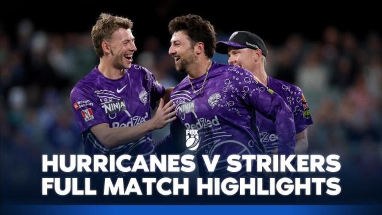 Hurricanes vs Strikers: Match Highlights