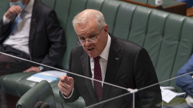 Morrison as PM – following the initiatives of Turnbull – has taken Australia into a permanently new era in its foreign and security future. Picture: NCA NewsWire / Martin Ollman