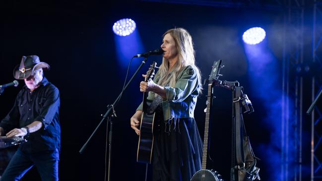 Kasey Chambers plays at the 2023 Gympie Music Muster. August 24, 2023. Picture: Christine Schindler