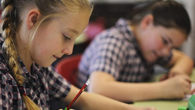 16/05/18: generic photo of Tassie students sitting for the NAPLAN test. Provided by Duncan Abey, Senior Communications Consultant, of the Tasmanian Department of Education.