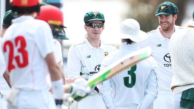 Former Australian cricket test captain back playing in the second XI V South Australia game at Lindisfarne in Hobart. Picture Nikki Davis-Jones