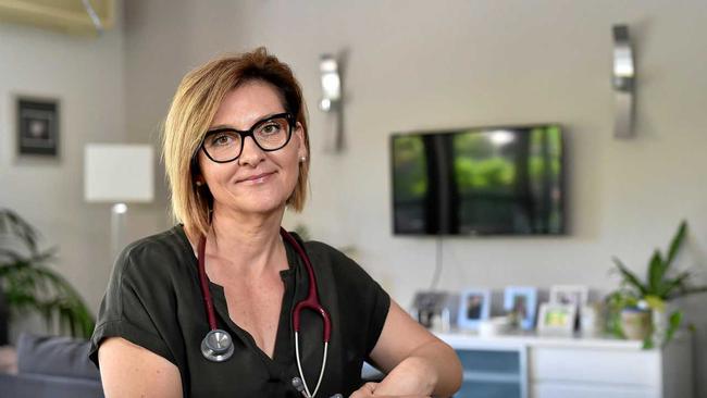 After 32 years of medical study, 51 year old Coast resident Jeannine Paterson has secured an intern role with Sunshine Coast University Hospital. Picture: Patrick Woods