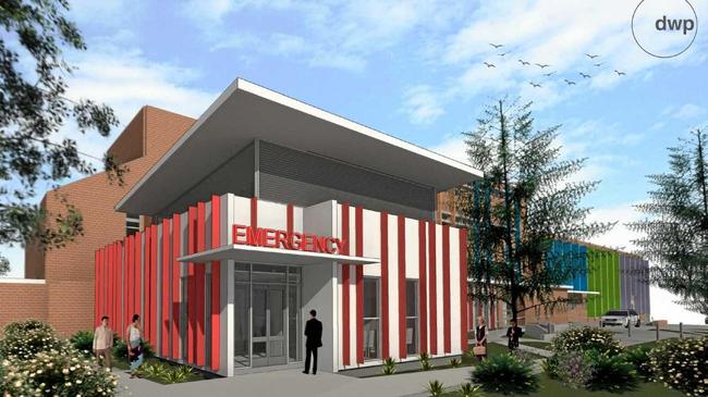 Design concepts of the new emergency department at the Maryborough Hospital. Picture: Contributed