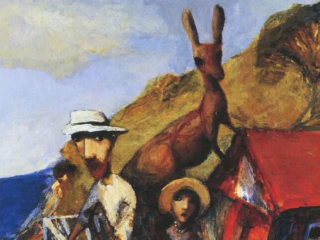 Garry Shead's painting Kangaroo, 1992