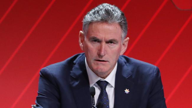 Ross McEwan is writing the email to address concerns over cybercrime and the financial stability of NAB customers. Picture: NCA NewsWire / David Crosling