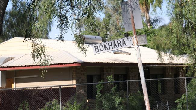 Bokhara St, Larapinta, Alice Springs, Northern Territory. Police responded to an incident where a two-month-old baby was allegedly attacked on Bokhara St on Wednesday. The baby needed to be airlifted out of Alice Springs to Adelaide for treatment. Picture: Gera Kazakov