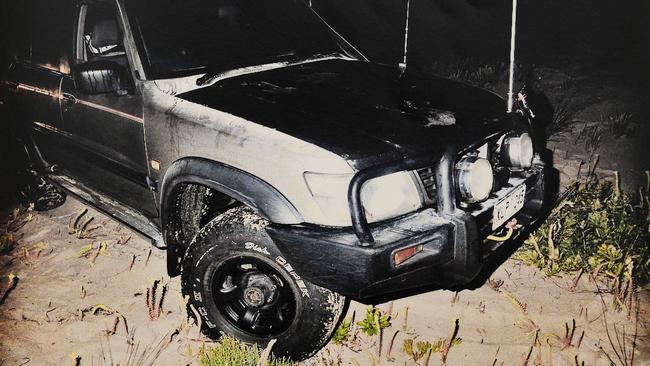 One of dozens of photos of the 4WD tendered as evidence during Heinze’s trial.