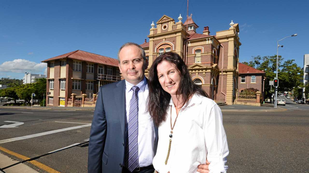 VISION: The new owners of the old technical college buildings, James and Tracey Long. Picture: Sarah Harvey