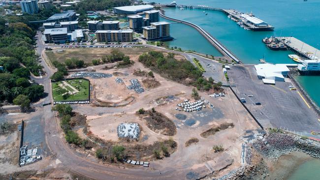 In February Marriott International confirmed its luxury Westin Hotel planned for the Darwin Waterfront would be delayed. Picture: Che Chorley