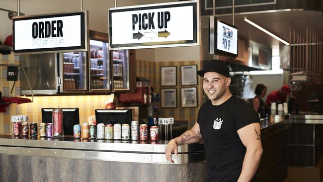 Shane Delia at Biggie Smalls Tastes at the Royal Melbourne Show.