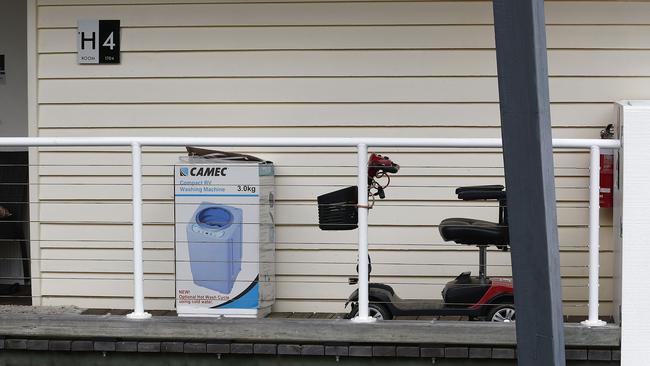 A mobility scooter in the Couran Cove Island Resort. Picture: Tertius Pickard