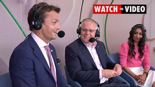 Scott Morrison makes head-scratching comment live on air at the Ashes (Fox Sports)