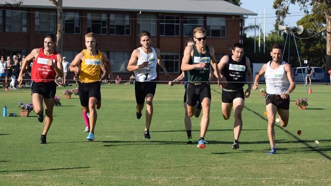 Runners hit the line in last year’s Camden Classic finals. Picture: Supplied