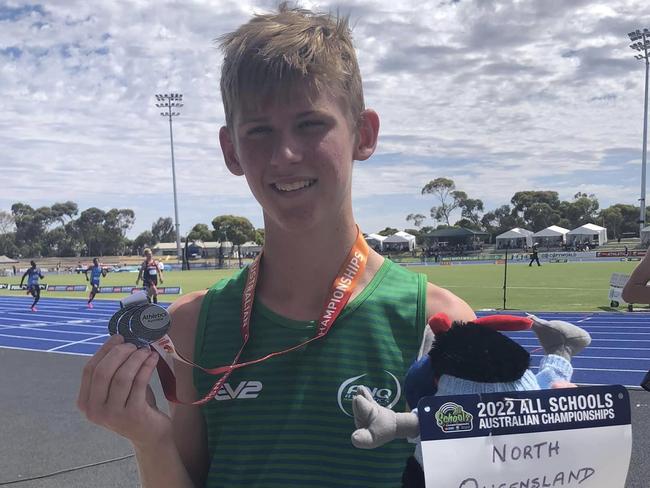 Toby Rule shaved over 30 seconds off his personal best time to come home with a silver medal in the Men's under 16 3000m in Adelaide.