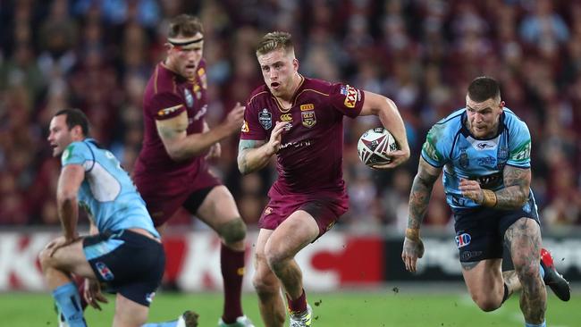 Rugby league fans from southern states should be coming here to watch State of Origin, not the other way around. Picture: Chris Hyde/Getty Images