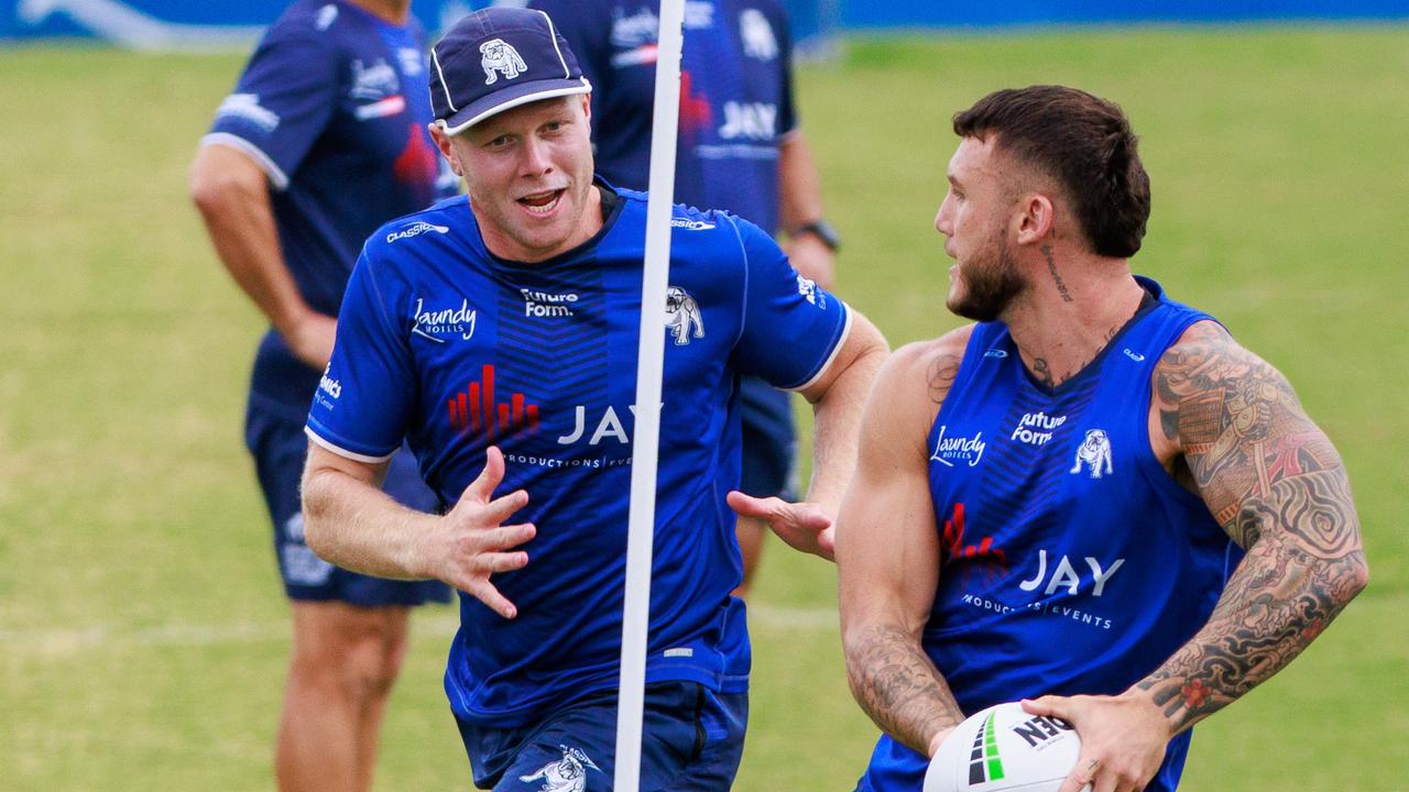 New Bulldogs recruit Drew Hutchison has won the starting halfback role in 2024. Picture: Justin Lloyd