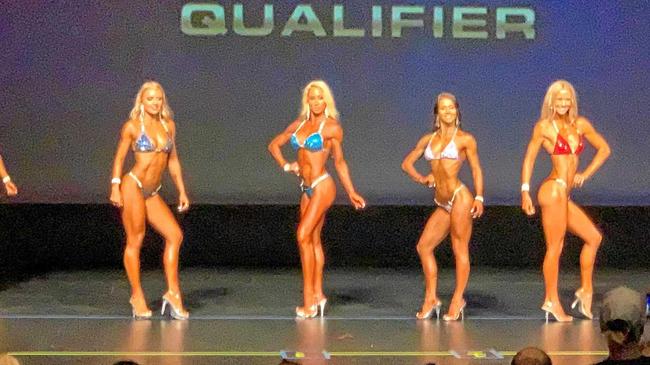 Bikini body builder McKenzie Wenmoth said the atmosphere among competitors was supportive. Picture: Contributed