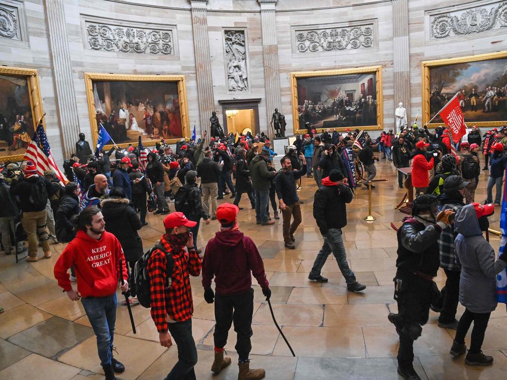 Pro-Trump rioters have stormed the US Capitol building to prevent politicians rubberstamping Joe Biden’s election victory.