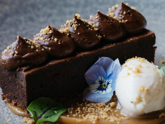 The chocolate brownie available at Coombe Estate for WCD Picture: Rick Liston