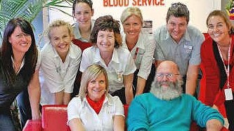 BLOOD DONOR: Coraki resident William Brener, donated 10 years ago when Lifeblood opened their new centre in  Lismore.