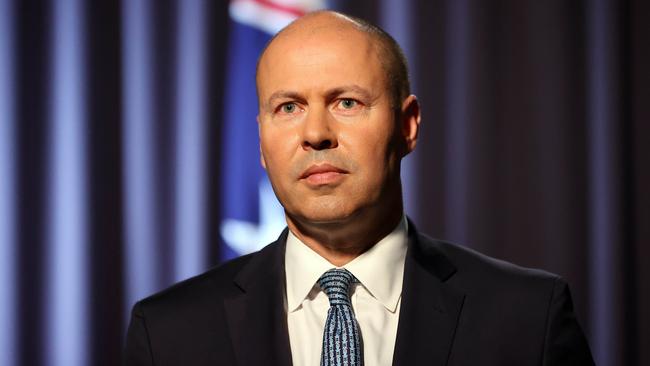 Mr Frydenberg will unveil his budget on Tuesday night. Picture: NCA NewsWire / Gary Ramage