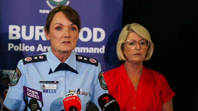 Ms Webb, left, and state Police Minister Yasmin Catley. Picture: Gaye Gerard