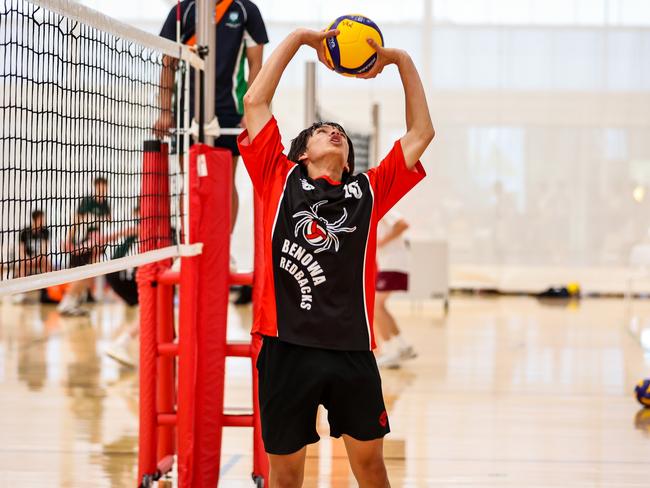 Junior Schools Cup volleyball 2023. Pic: Rogue Gun Photography