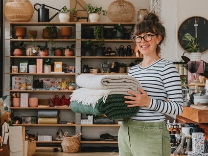 The Panton Store owner Shelley Panton at Toora. PICTURE: Supplied.