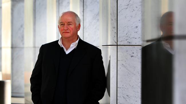 Property developer David Marriner outside of Parliament House in Canberra.