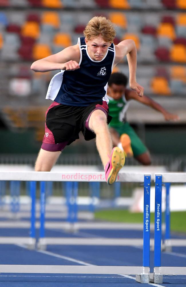 The Queensland All Schools track and field championships at QSAC. Picture, John Gass