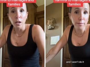 The American mum wasn't scared to share her controversial opinion. Picture: TikTok