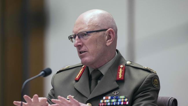 The Australian Defence Force COVID-19 Commander Lieutenant General John Frewen. Picture: NCA NewsWire /Gary Ramage