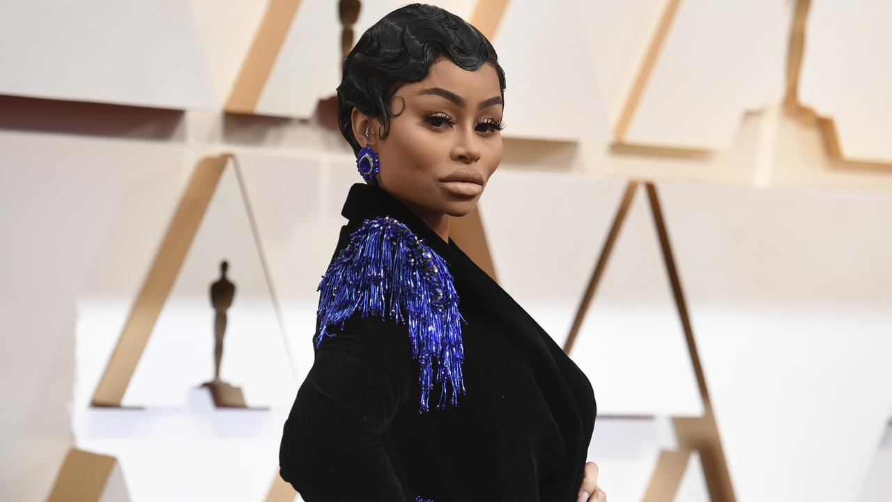 Rob Kardashian’s ex Blac Chyna is at the Oscars. Picture: AFP